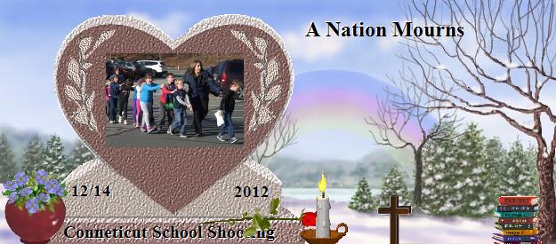 Conneticut School Shooting's Beloved Hearts Memorial