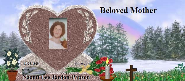 Naomi Lee's Beloved Hearts Memorial