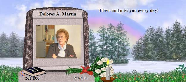 Dolores A.'s Beloved Hearts Memorial