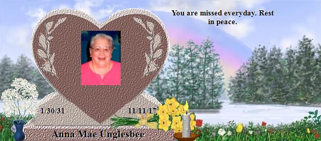 Anna Mae's Beloved Hearts Memorial